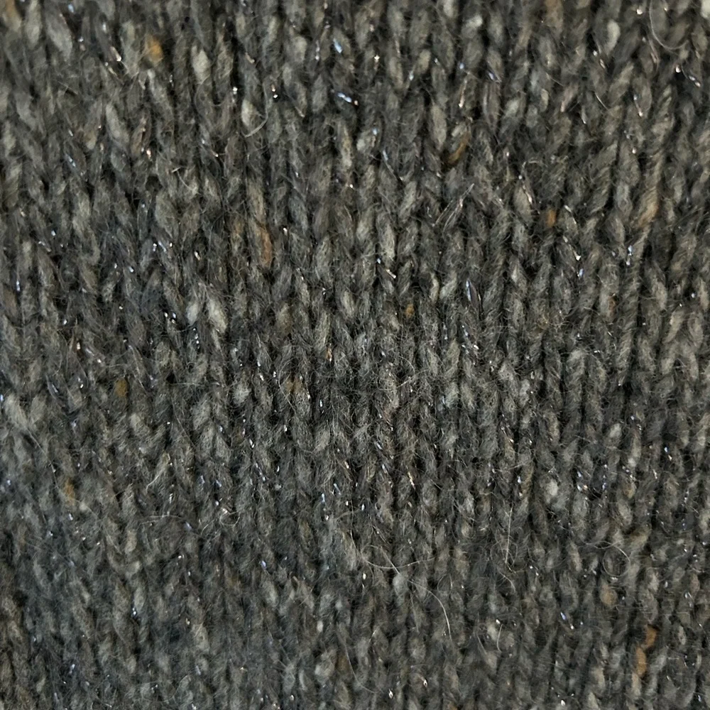 Vince Pullover Marled Metallic Wide Neck Sweater - Picture 3 of 9
